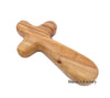 Comfort Cross, Olive wood handheld prayer, Palm and Pocket, Children, Adult Senior Gifts, Healing. First communion, Graduation, Protection