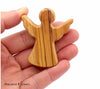 Customized Guardian Angel | Personalized Engraving | Handheld Prayer Angel, Olive Wood |Palm Comfort Figurine| Stress, Worry and Anxiety| Baptismal Gift| New Born Baby, Birthday and Gender Reveal| Adult and Senior Gifts| New Favor
