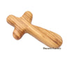 Comfort Cross, Olive wood handheld prayer, Palm and Pocket, Children, Adult Senior Gifts, Healing. First communion, Graduation, Protection